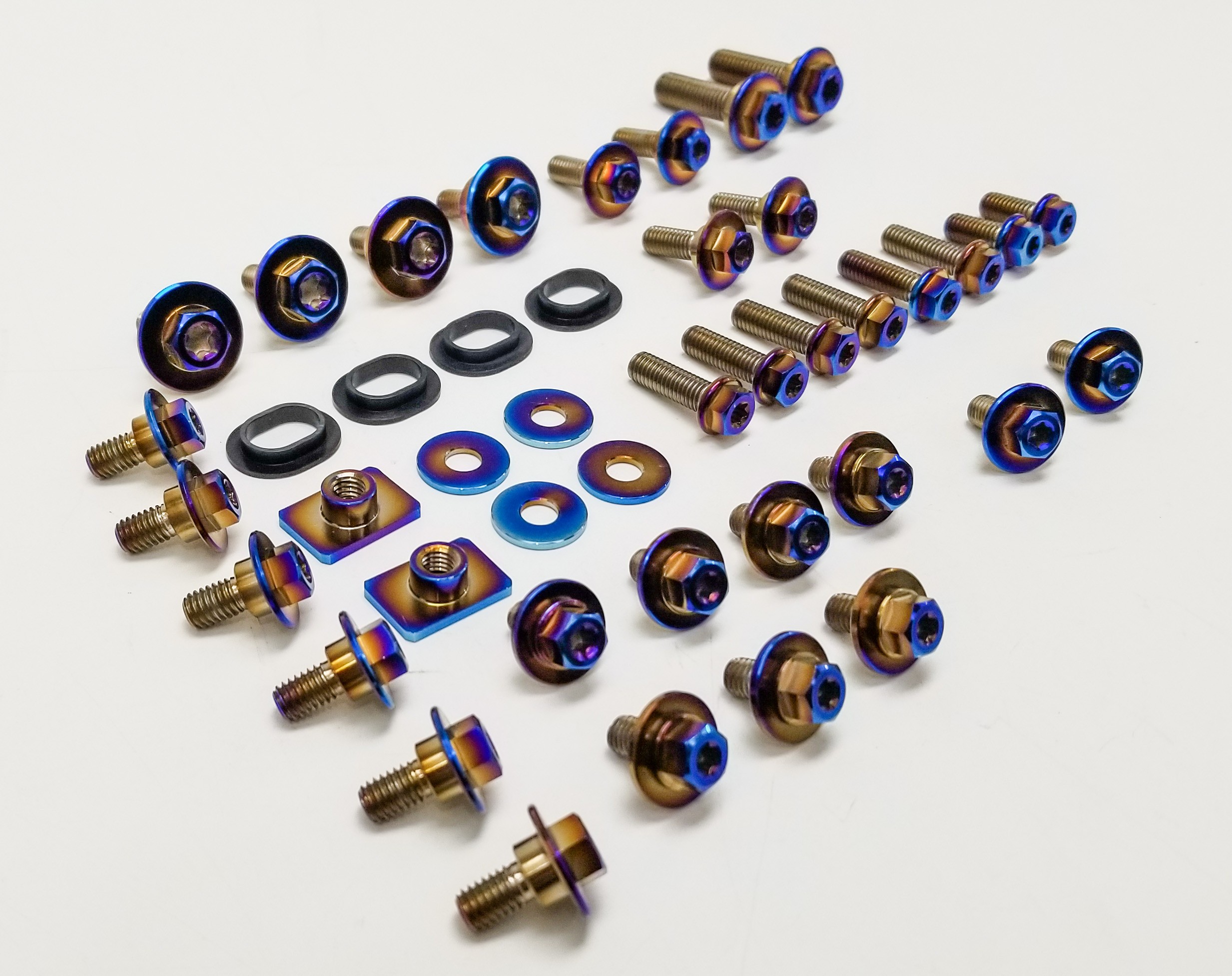 Warp 9 Titanium Body Bolt Kit for Suzuki RM-Z450